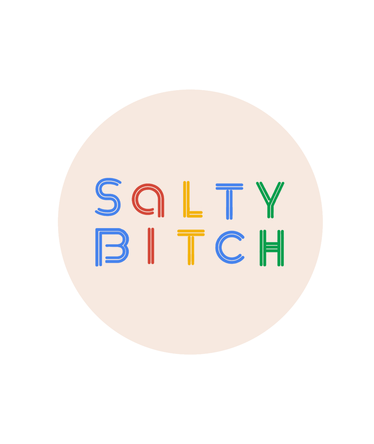Salty Bitch Car Coaster