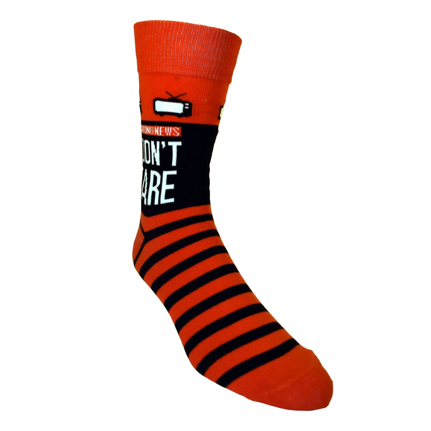 Breaking News I Don't Care Men's Socks