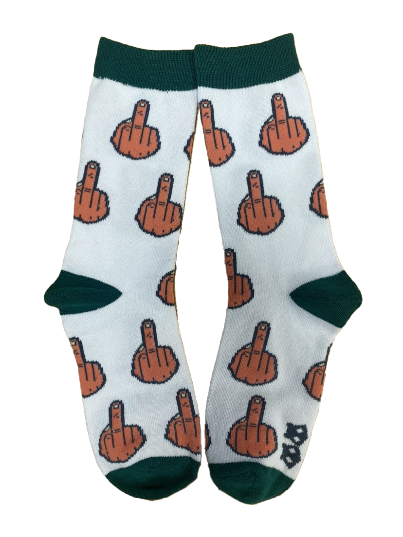Middle Finger Womens Socks