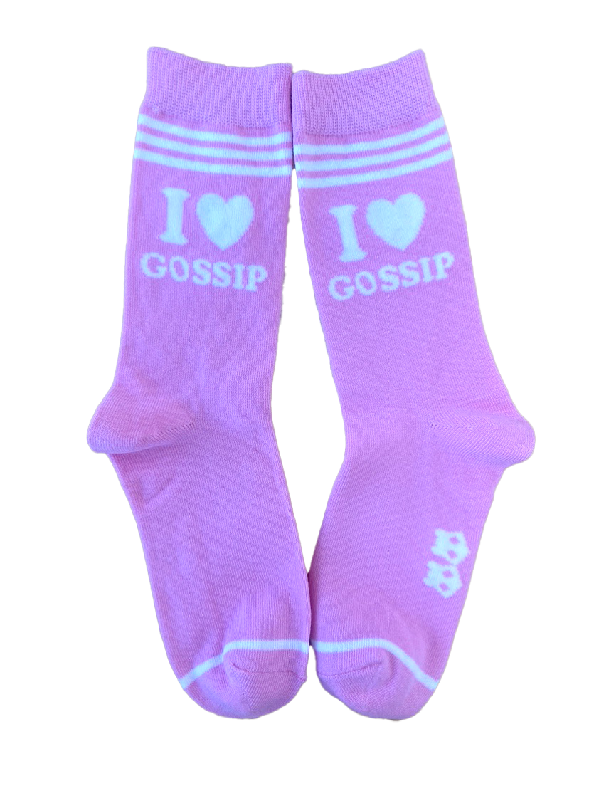 I Love Gossip Womens Socks