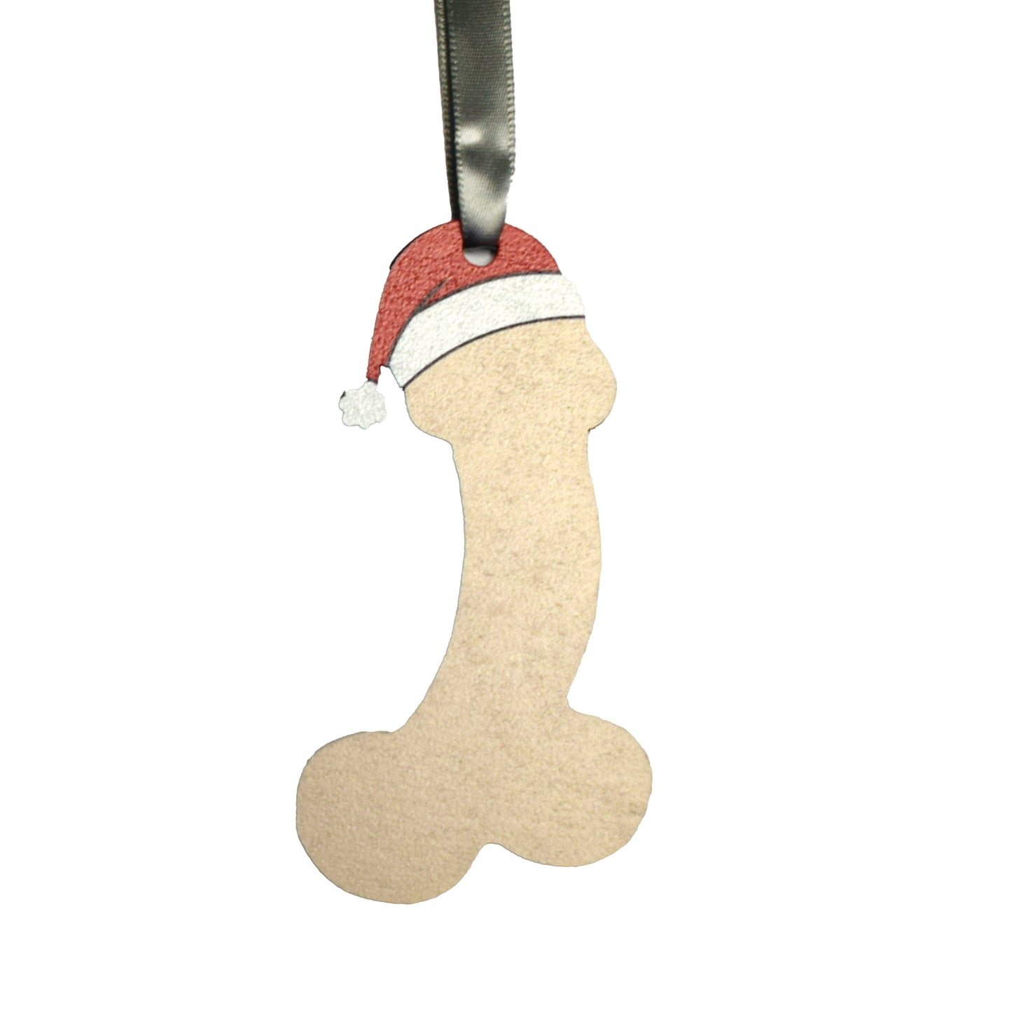 Penis with Santa Hat Ornament