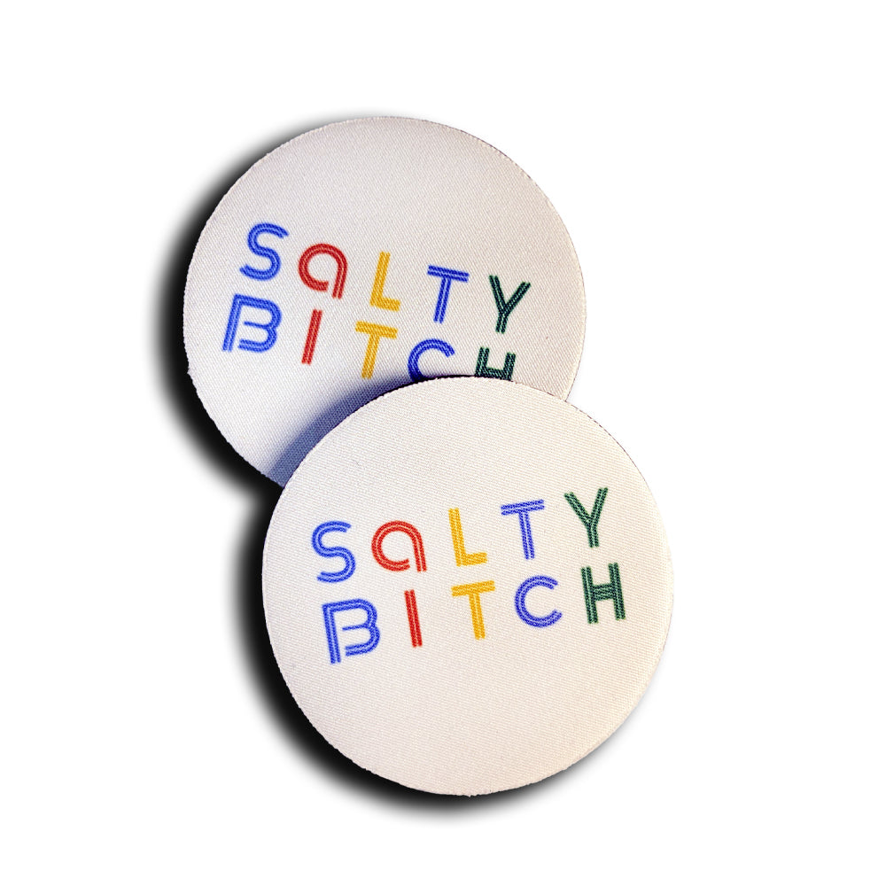 Salty Bitch Car Coaster