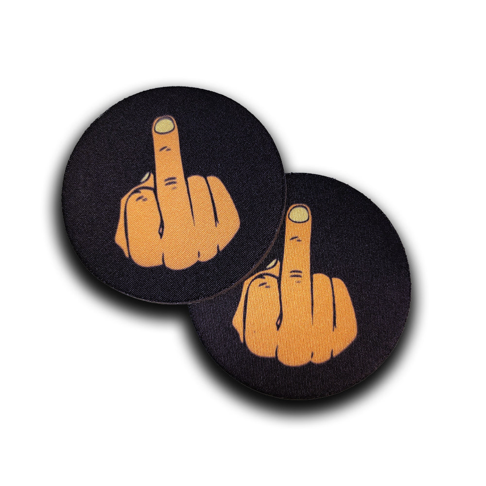 Middle Finger Car Coaster