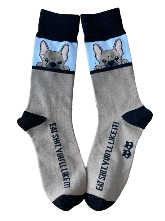 Eat Shit Dog Sock Mens Socks