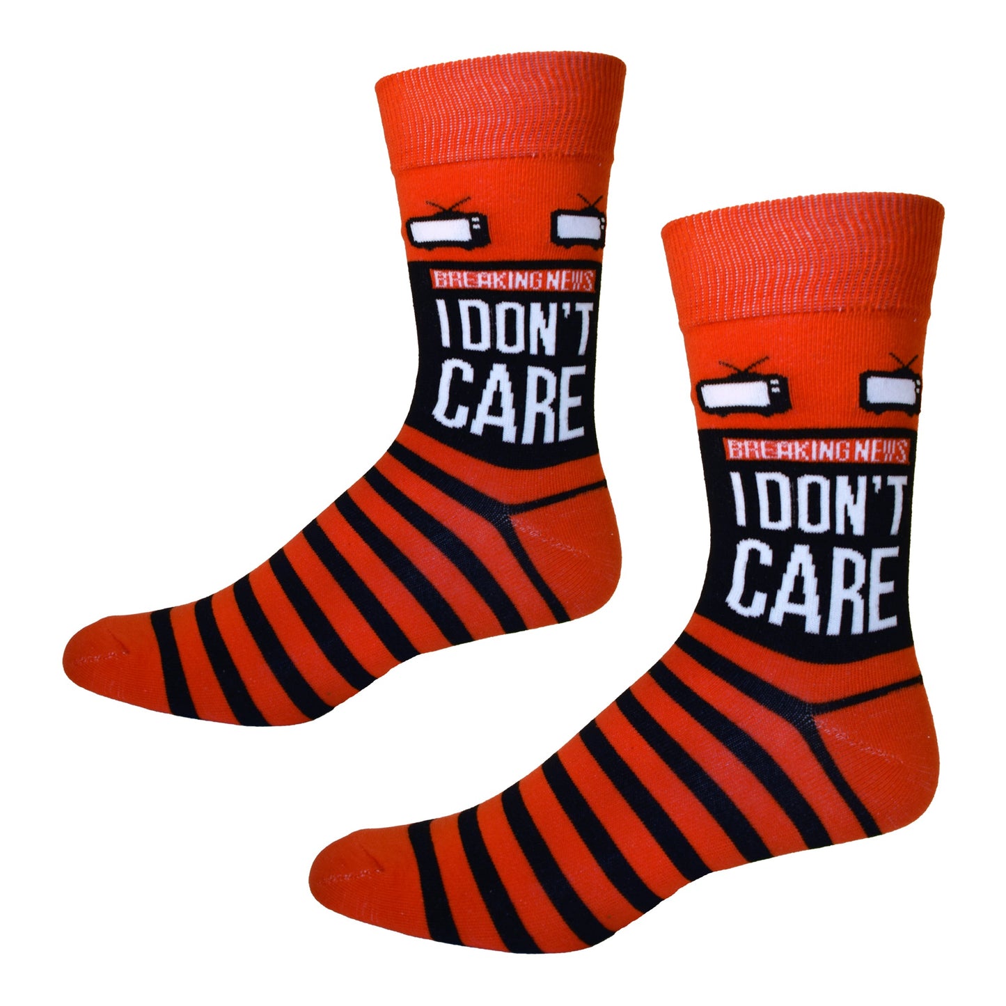 Breaking News I Don't Care Men's Socks