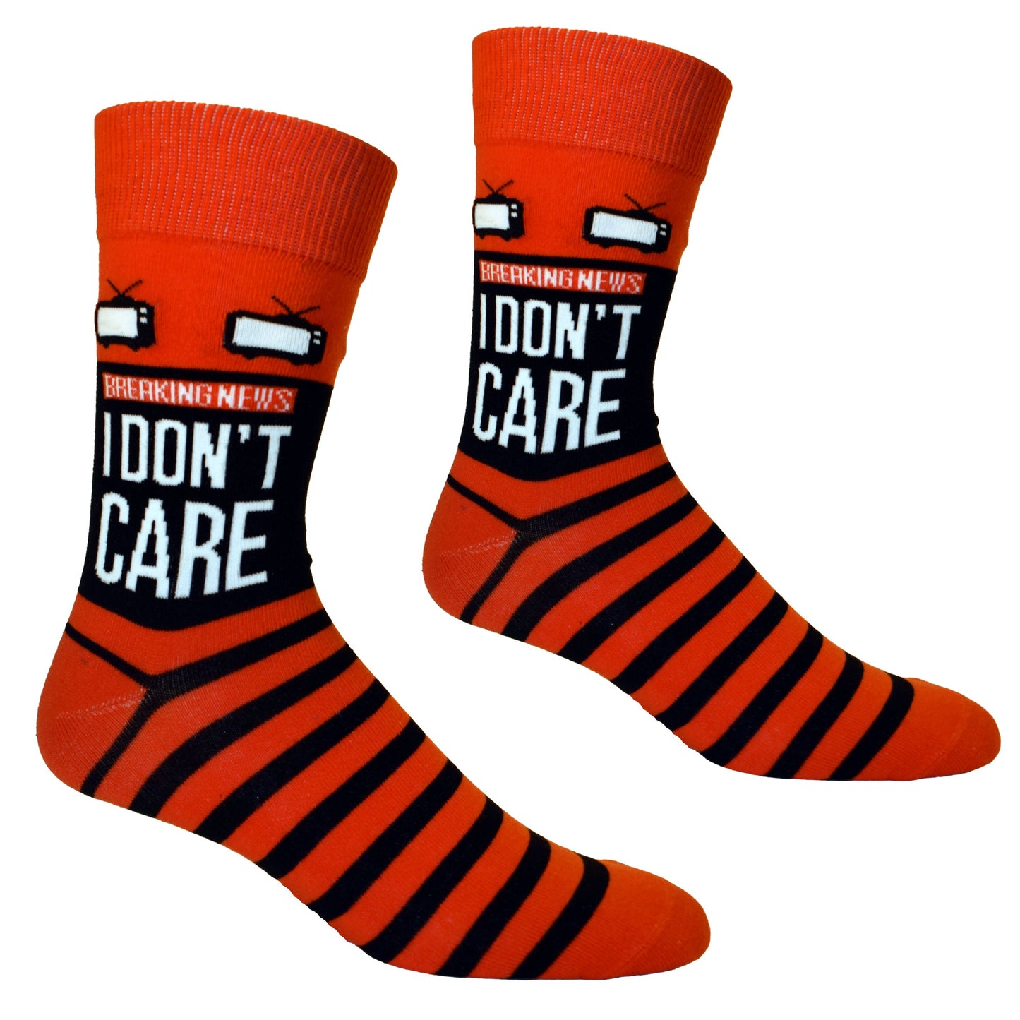 Breaking News I Don't Care Men's Socks