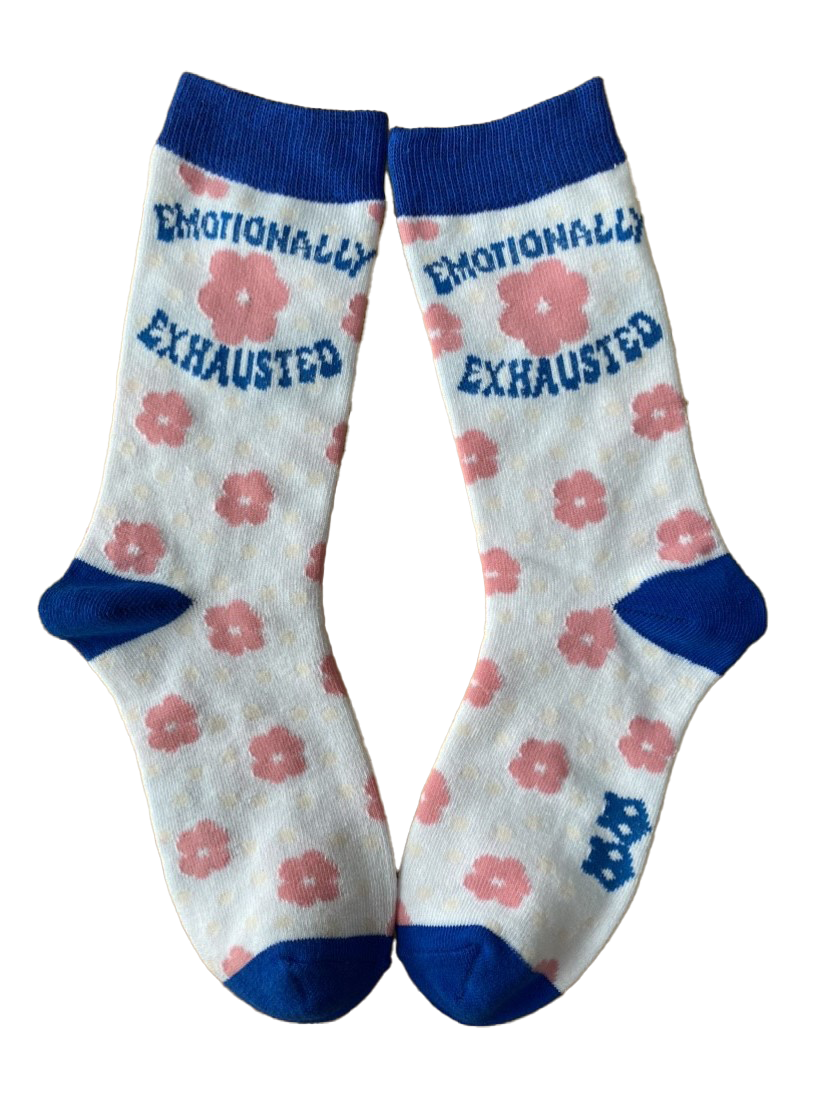 Emotionally Exhausted Womens Socks