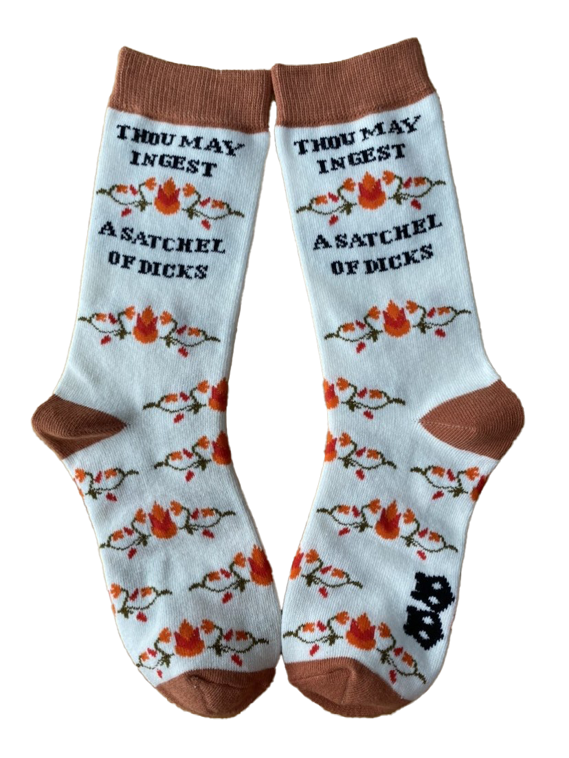 A Satchel of Dicks Womens Socks