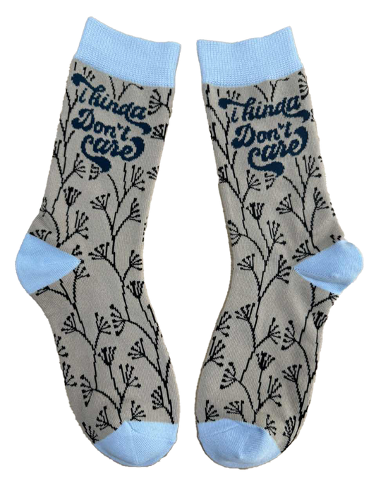 I Kinda Don't Care Women's Socks