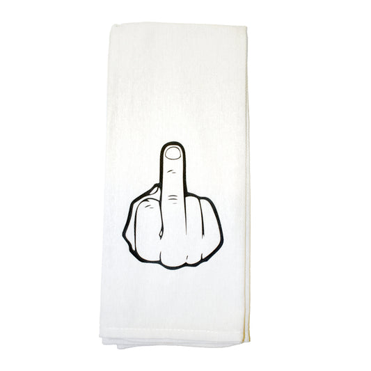 Middle Finger Tea Towel