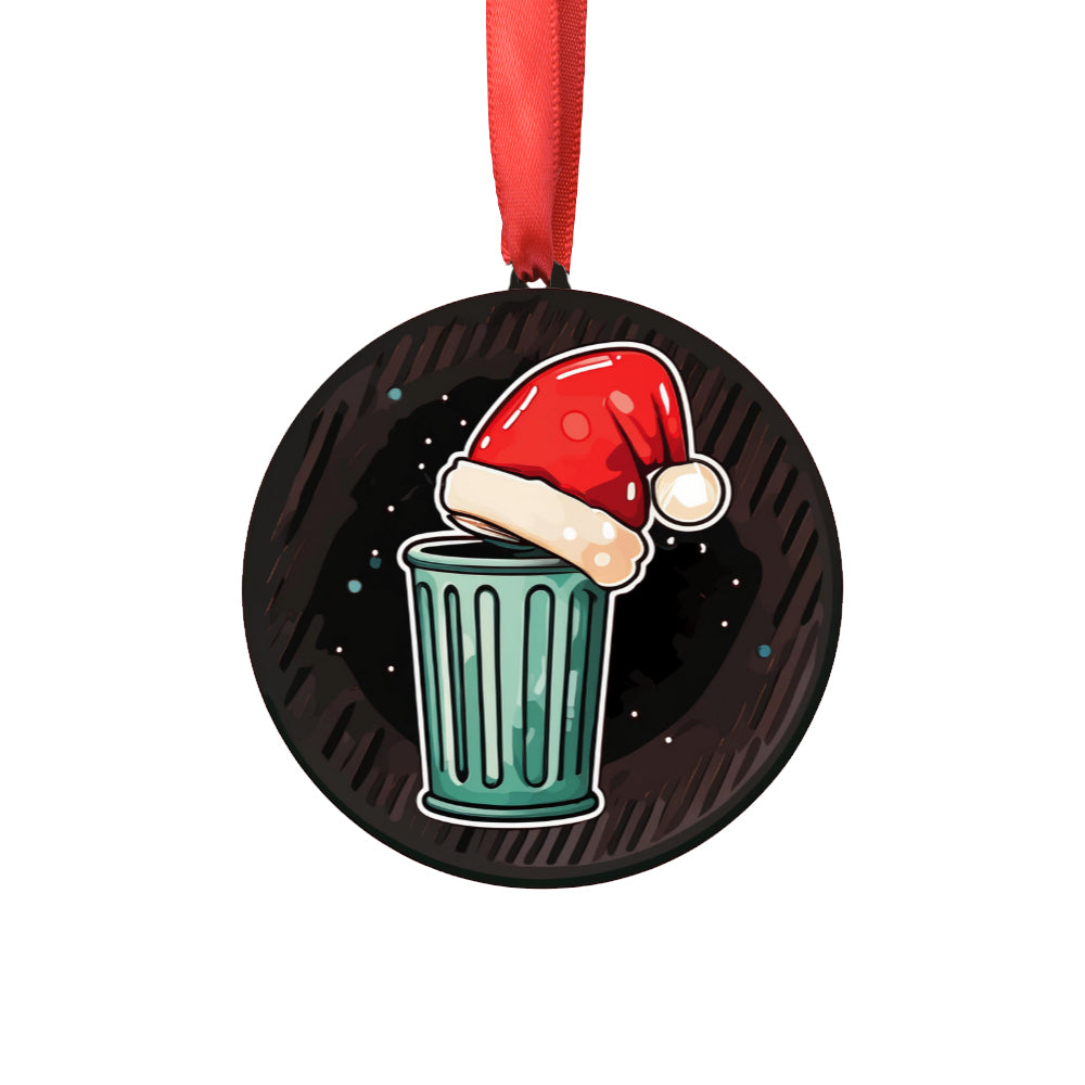 Christmas Trashcan Ornament